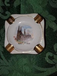 Plankenhammer hilo dental cenicero Koln Dom pequeño 3-1/4" Baviera Tobacciana recuerdos - Imagen 1 de 2