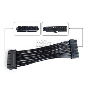 ATX PC Netzteil Verlängerungskabel Motherboard 24pin Stecker auf 24pin Buchse - Bild 1 von 11