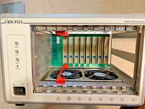 Aeroflex (IFR/Marconi) Adlink 8-slot PXI 3000 Chassis. READ: Dead PSU. #1 - Picture 1 of 8