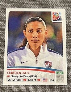 Christen Press 2015 Panini WWC FIFA World Cup Stickers #267 Rookie Card RC