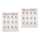  2 PCS Cloth Student Hanging Calendar Vertical Wall 2023 New Year Gifts