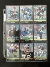 1992 Pinnacle Team Pinnacle 13 card set Sanders,Thomas,Irvin Rare set complete