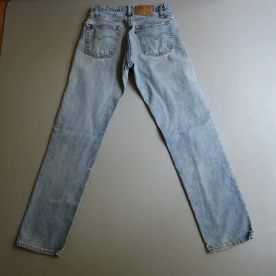 Jeans Vintage Levis 505 Rojo Tab 30x32.5 Medida 29 x 31.5 Usado Desvanecido EE. UU. Denim Foto 1 de 4