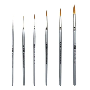 AS-29 Golden Taklon Synthetic Rounds Pinsel Set 6 Stück - Bild 1 von 6