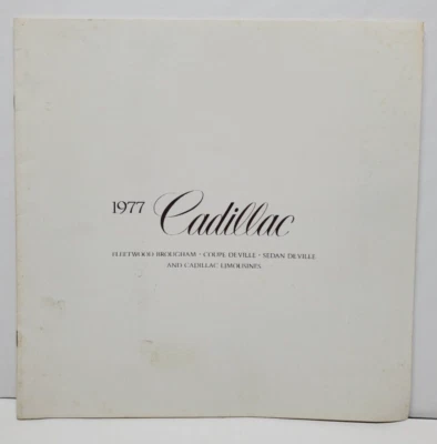 1977 Cadillac Fleetwood линия большой размер продажи брошюра каталог - DeVille лимузин - Изображение 1 из 4