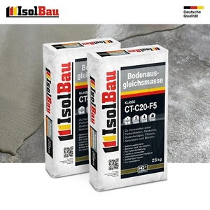 Bodenausgleichsmasse 2-20mm Ausgleichsmasse 2 x 25kg Selbstnivellierende C20 - Bild 1 von 10