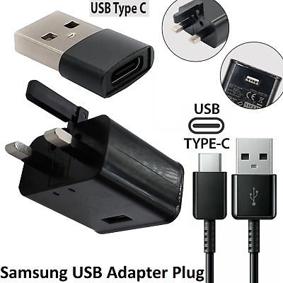 Adaptive Fast Charger Plug & Type-C Adapter Lead For Samsung IPhone Tablet Watch • 3.33£