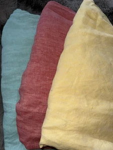 Set Of 3 Men’s Sz 4XB Roundtree & Yorke Linen Short Sleeve Button Up Shirts Cool - Picture 1 of 12