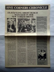 Five Corners - Pinguine in der Bronx - Jodie Foster - Presseheft + 3 Pressefotos - Picture 1 of 2