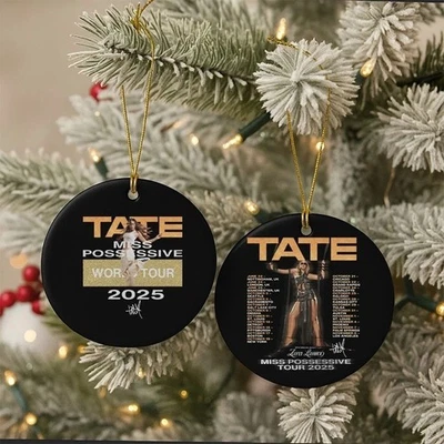 Tate McRae Miss Possessive Tour 2025 Concert Ornament Gift Keepsake
