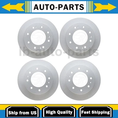 For Chevrolet Suburban 3500 HD 6.0L 2016-2019 Front Rear Disc Brake Rotor 4PCS - Image 1 of 4