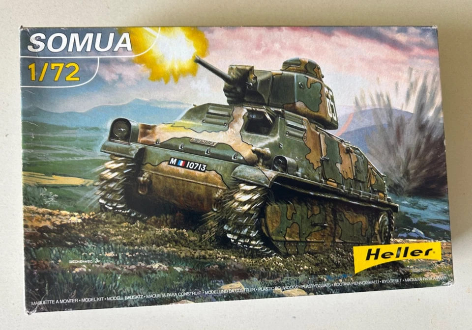 HELLER  1/72  CARRO ARMATO FRANCESE SOMUA - Immagine 1 di 1