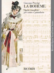 La Boheme Opera Vocal Score with Piano Sheet Music Giacomo Puccini Ricordi Book - Picture 1 of 1