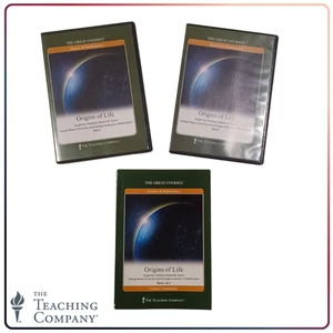 The Great Courses Origins of Life Parts 1 & 2 DVD Set w/ Guidebook - Picture 1 of 4