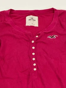 Blusa de mujer Hollister manga larga, rosa, talla S - Imagen 1 de 5