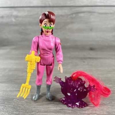 Fright Features Janine Melnitz Completo Real Ghostbusters 1987 Vintage Kenner Foto 1 de 4