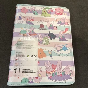 Pokémon Center "We're Goomy" Zip Binder / 9 Pocket / 360 Cards Storage BRAND NEW - Picture 1 of 2