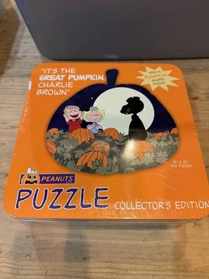 Rompecabezas Peanuts It's The Great Pumpkin Charlie Brown 500 piezas sellado de fábrica Foto 1 de 2