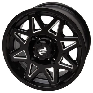 4/110 Tusk Tintic Wheel Milled/Black For JOHN DEERE Trail Buck 500 4x4 2004 - Picture 1 of 8