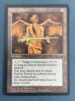 MTG - Zeylon Sword  - Fallen Empires - EX - Englisch - Bild 1 von 2