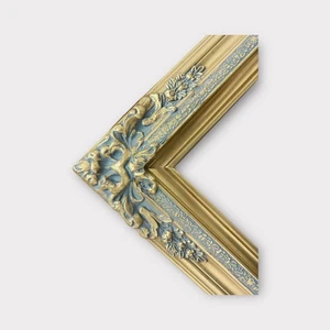 20 x 30 In stock- Traditional compo XL ornate corners wood frame,Gold Leaf - Picture 1 of 11