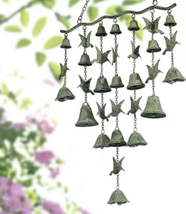 Kolibri Windspiel für draußen, großer aufgereihter Kolibri, Schmetterling - Bild 1 von 6