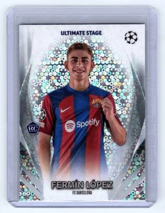 2023-24 Topps Chrome UEFA Champions League Ultimate Stage FERMIN LOPEZ Barcelona - Picture 1 of 2