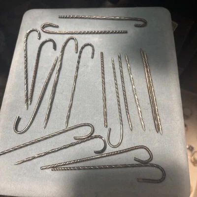 Palitos de dente artesanais de prata esterlina de cowboy, alfinete de chapéu/palito de dente disponíveis sob medida. - Imagem 1 de 4