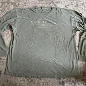 Magnolia Farms Langarmshirt Gr. 2XL olivgrün Waco Texas Bastler - Bild 1 von 8