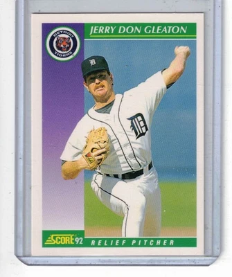 1992 Score #375 Jerry Don Gleaton - Tigers - Image 1 of 2
