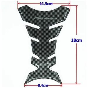 3D Carbon Fiber Motorcycle Gel Oil Gas Fuel Tank Pad Protector Sticker Decal US - Bild 1 von 4