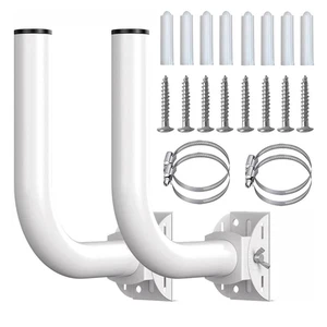 Wireless Bridge Bracket Mounting Solution 2 Sets J Pole for Outdoor Use - Afbeelding 1 van 13