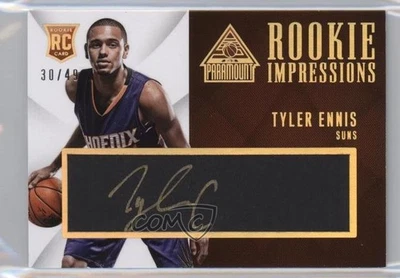 2014-15 Panini Paramount Rookie Impressions Auto /49 Tyler Ennis #34 Auto RC - Image 1 of 2
