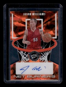 2024 Leaf Collective - Net Burners Crystal Orange #NB-JW1 Jason Williams #/8 - Picture 1 of 2