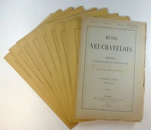 Museo Neuchâtelis. Colección de historia nacional y arqueología. 1869 compl. JG - Imagen 1 de 2