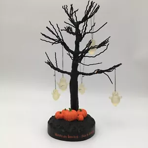 Albero di Halloween Hallmark illuminato con ornamenti fantasma - Foto 1 di 11