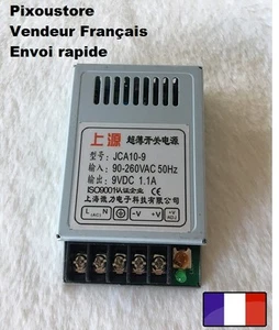 Mini alimentation stabilisée 9 Vdc 1,1 A neuve Alu JCA 10-9 10 watts - Foto 1 di 5