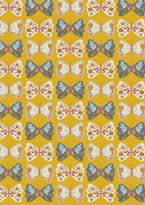 Tela de pana Meadow Safari cordón con aguja mariposas de Dashwood Studio - Imagen 1 de 1