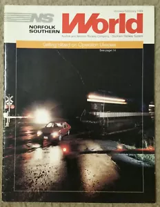 NS Norfolk Southern World Employee Magazine January/February 1983 - Picture 1 of 2