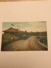 Old Postcard 1900'S Horse Racing Lima Ohio Cart Driving Park Racetrack