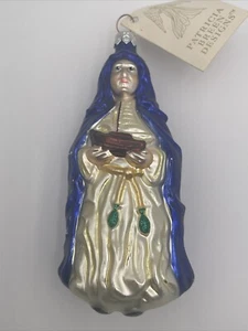 1996 Patricia Breen "Saint Ursula" RETIRED Handmade Glass Ornament #9640 - Picture 1 of 12