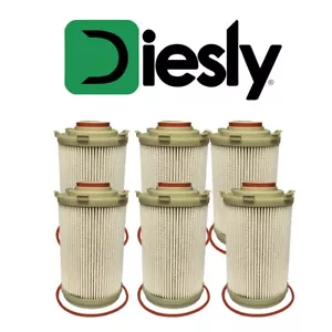 Filtro de combustible diésel Diesly® 6,7L RAM 3500 para 2007-2009 - Juego de 6 - Imagen 1 de 1