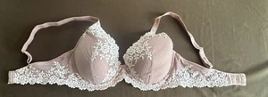 Sujetador Wacoal 36D Rubor Rosa Encaje Ligeramente Acolchado Con Aros Bordado - Imagen 1 de 3