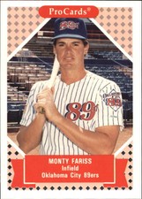 1991-92 ProCards Tomorrow's Heroes #152 Monty Fariss