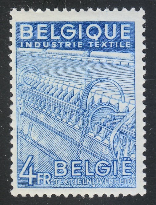Bélgica 1948 MNH Mi 813 Sc 383 Industria textil y fabricación en Bélgica ** Foto 1 de 2
