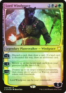 MTG FOIL Lord Windgrace Oversized - Commander #43 - Picture 1 of 1