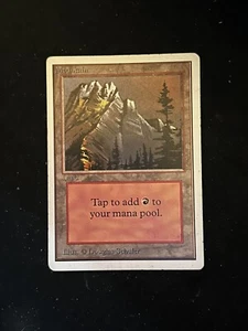 Mountain (286) Unlimited MP, English MTG Magic the Gathering - Picture 1 of 2