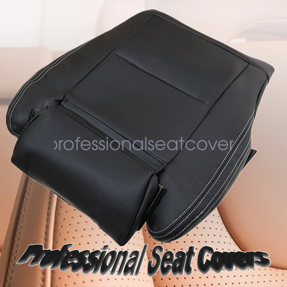 For 2016 2017 2018 2019 2020 Mercedes Benz CLA250 Driver Bottom Black Seat Cover - Image 1 of 4