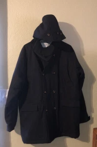 Crooks & Castles Giacca Uomo Lana Avversario Cappotto con Cappuccio XL Nuovo! - Foto 1 di 6