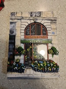 Scott Steele 8x6 Wandrelief Europa Straße 3D Ladenfronten strukturierte Wandfliese  - Bild 1 von 9